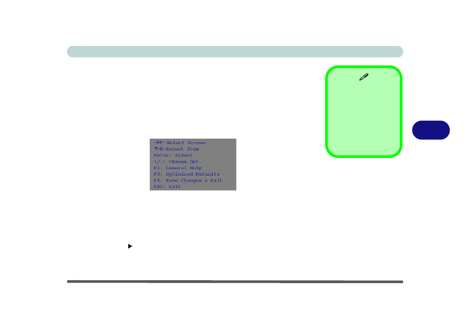 Setup screens, Setup screens -5 | Eurocom P370EM Scorpius User Manual | Page 107 / 312