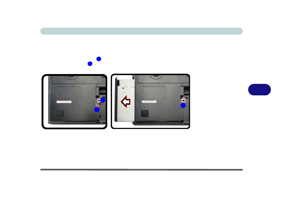 Upgrading the optical (cd/dvd) device, Upgrading the optical (cd/dvd) device -5 | Eurocom P370EM Scorpius User Manual | Page 125 / 312
