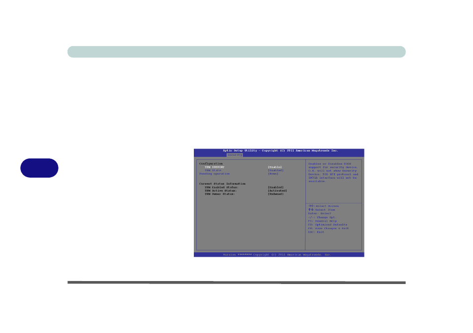 Enabling & activating tpm, Enabling & activating tpm -58 | Eurocom P370EM Scorpius User Manual | Page 194 / 312