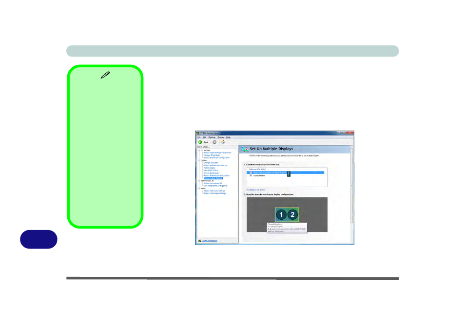 Configuring an external display (nvidia), Configuring an external | Eurocom P370EM Scorpius User Manual | Page 270 / 312