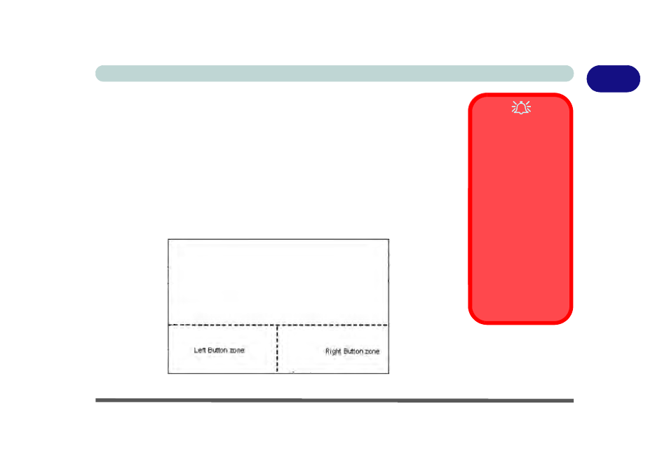 Touchpad and buttons/mouse, Touchpad and buttons/mouse -13 | Eurocom P370EM Scorpius User Manual | Page 45 / 312