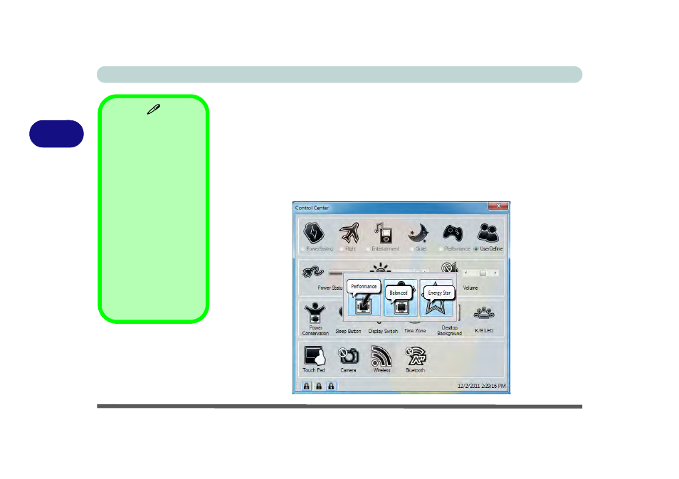 Power conservation modes, Power conservation modes -10, Refer to | 3power conservation modes | Eurocom P370EM Scorpius User Manual | Page 84 / 312
