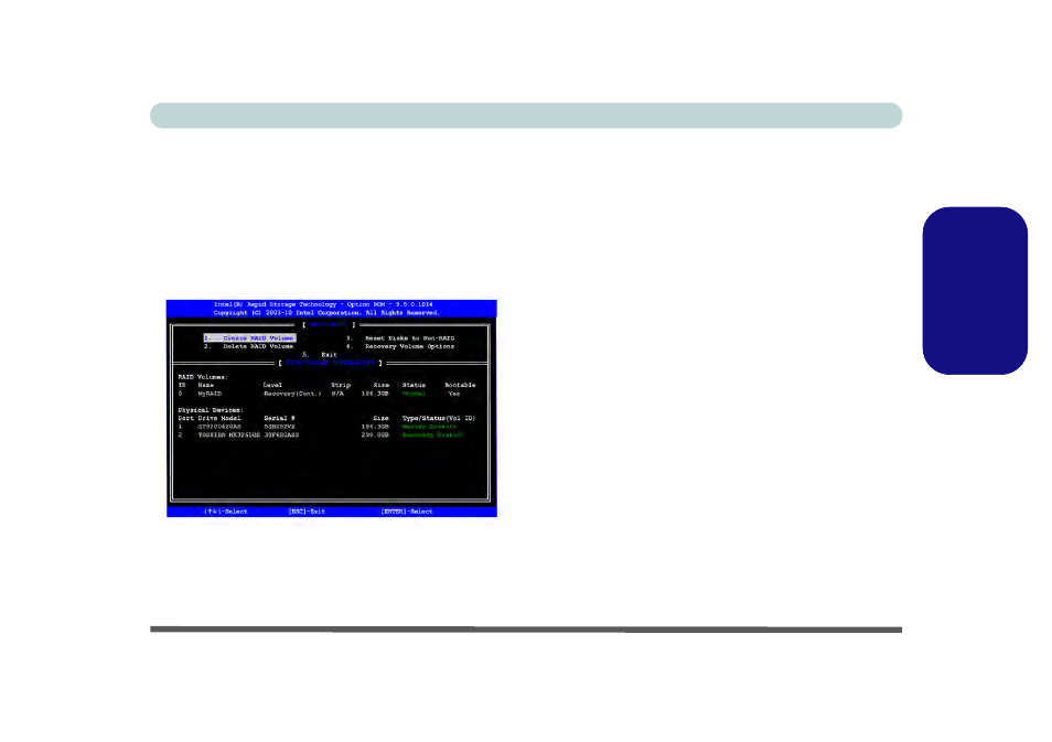 Deutsch, Ausführliches benutzerhandbuch raid setup - 37 | Eurocom X7200 Panther 2.0 User Manual | Page 42 / 155