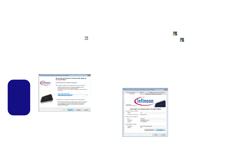 Inicializar el tpm, Español | Eurocom Panther 5D User Manual | Page 146 / 186