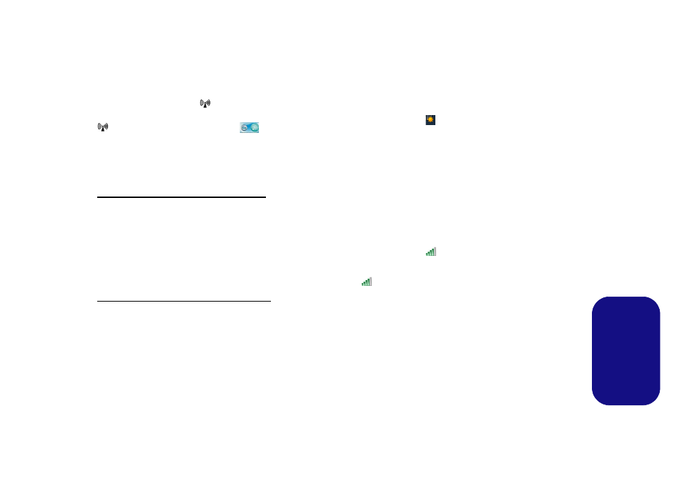 Modulo lan wireless (opzione), Installazione del driver wlan, Connessione a una rete wireless | Italiano | Eurocom Panther 5D User Manual | Page 177 / 186