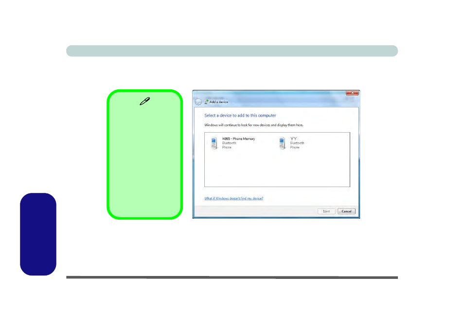 To add a bluetooth device, Windows 7 | Eurocom Uno 2.1 User Manual | Page 245 / 271