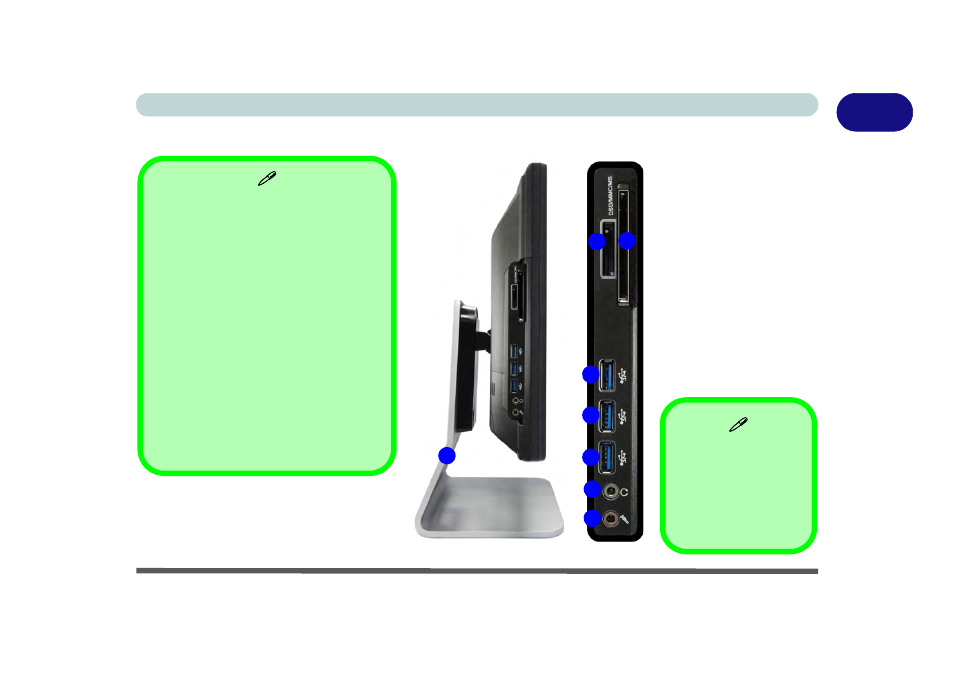 System map: left view, System map: left view -11 | Eurocom Uno 2.1 User Manual | Page 36 / 271