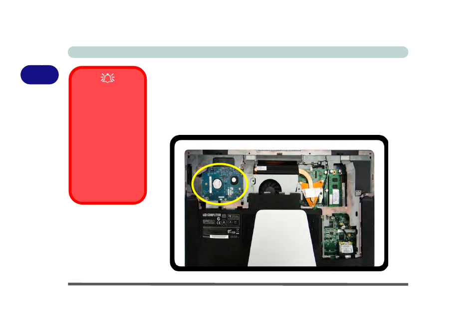 Hard disk drive, Hard disk drive -2 | Eurocom Uno 2.1 User Manual | Page 59 / 271