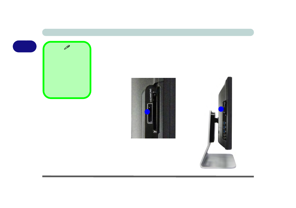 Multi-in-1 card reader, Multi-in-1 card reader -6 | Eurocom Uno 2.1 User Manual | Page 63 / 271