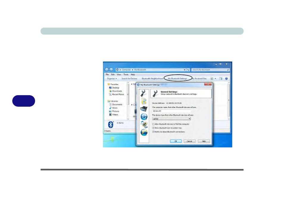 Bluetooth & wlan combo settings, Bluetooth & wlan combo settings -16 | Eurocom A9100 Uno 2.0 User Manual | Page 106 / 154