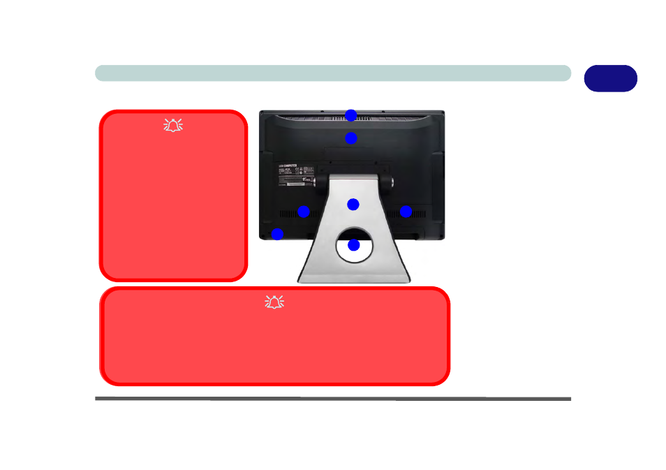 System map: rear view, System map: rear view -13 | Eurocom A9100 Uno 2.0 User Manual | Page 33 / 154