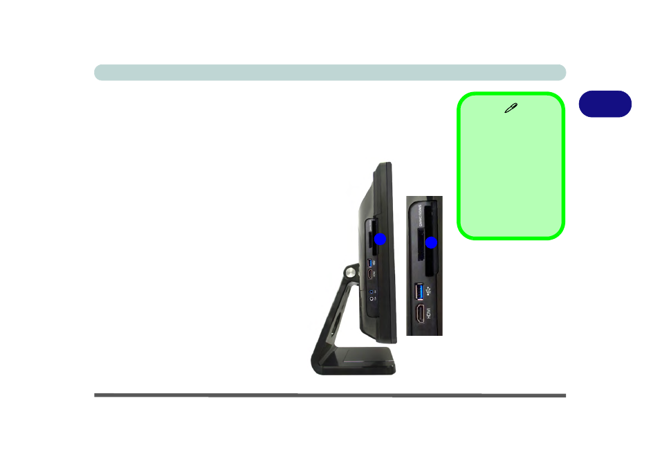 Expresscard slot, Inserting and removing expresscards | Eurocom A9100 Uno 2.0 User Manual | Page 45 / 154