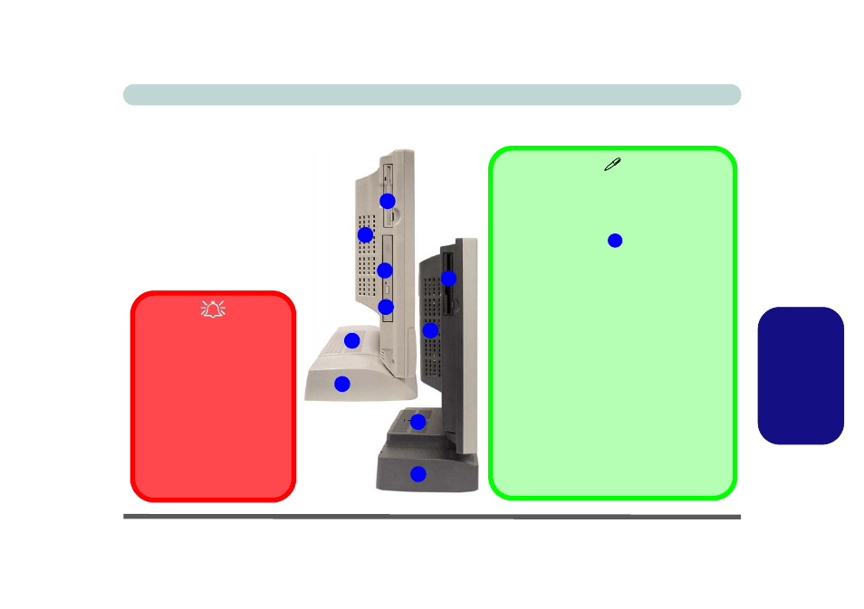 Mapa del sistema: vista izquierda, Es pa ñol, Modelo a modelo b | Eurocom L29xTP; TouchScreen PC User Manual | Page 115 / 168