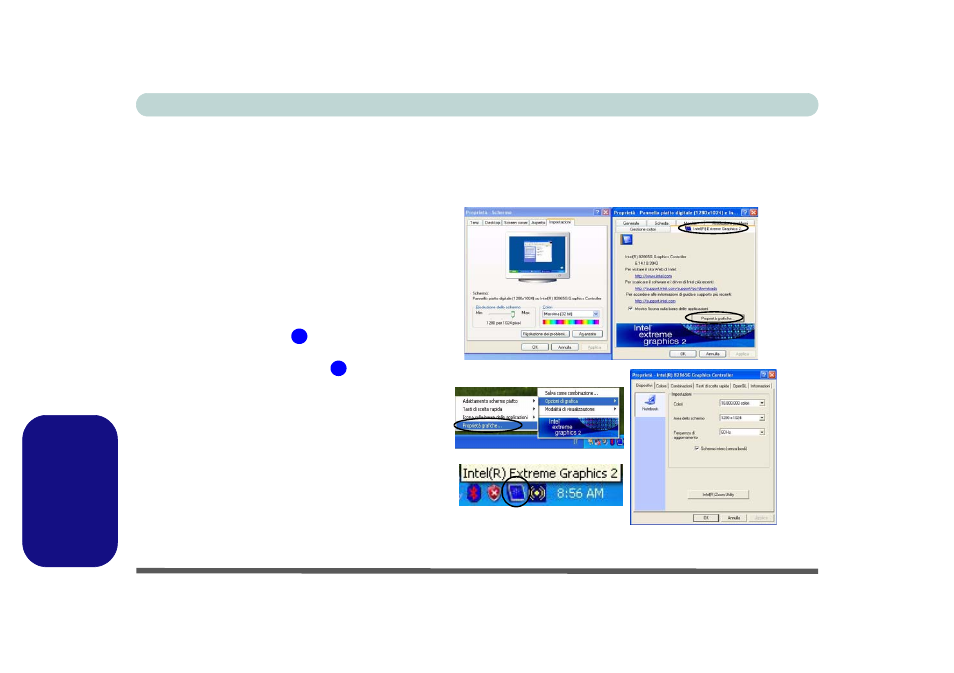 Funzioni video, Italiano | Eurocom L29xTP; TouchScreen PC User Manual | Page 152 / 168