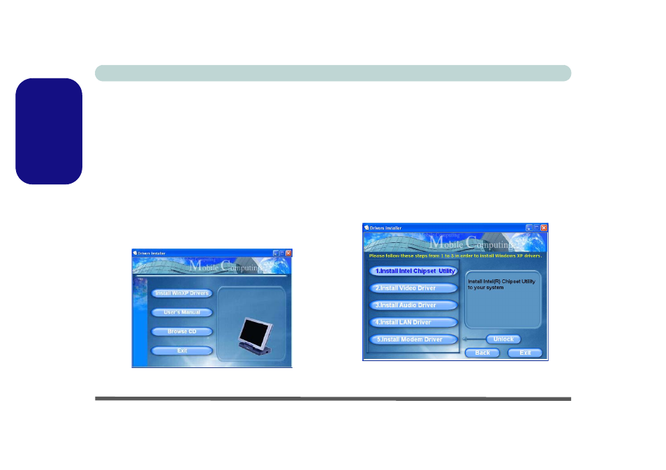 Driver installation, English | Eurocom L29xTP; TouchScreen PC User Manual | Page 26 / 168