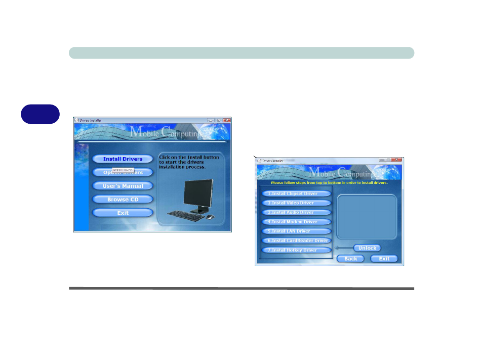 Driver installation, Driver installation -2 | Eurocom L390T Uno User Manual | Page 54 / 192