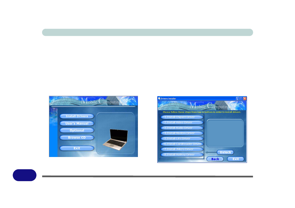 What to install | Eurocom LV220 ViiVA User Manual | Page 164 / 192