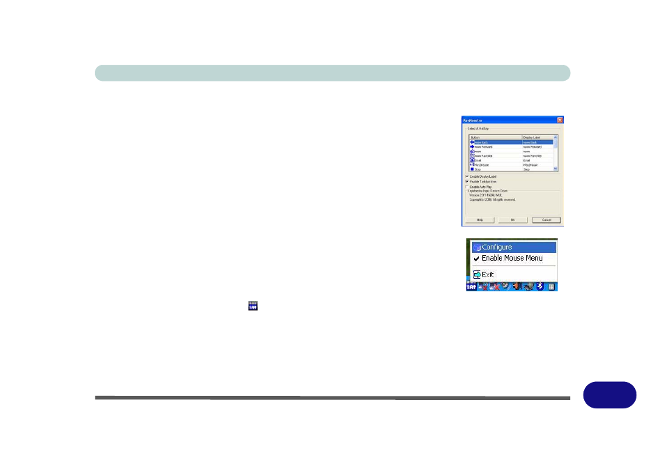 Wireless keyboard & mouse kit, Wireless kit driver | Eurocom LV220 ViiVA User Manual | Page 185 / 192