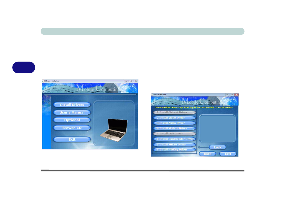 Driver installation, Driver installation -2 | Eurocom LV220 ViiVA User Manual | Page 58 / 192