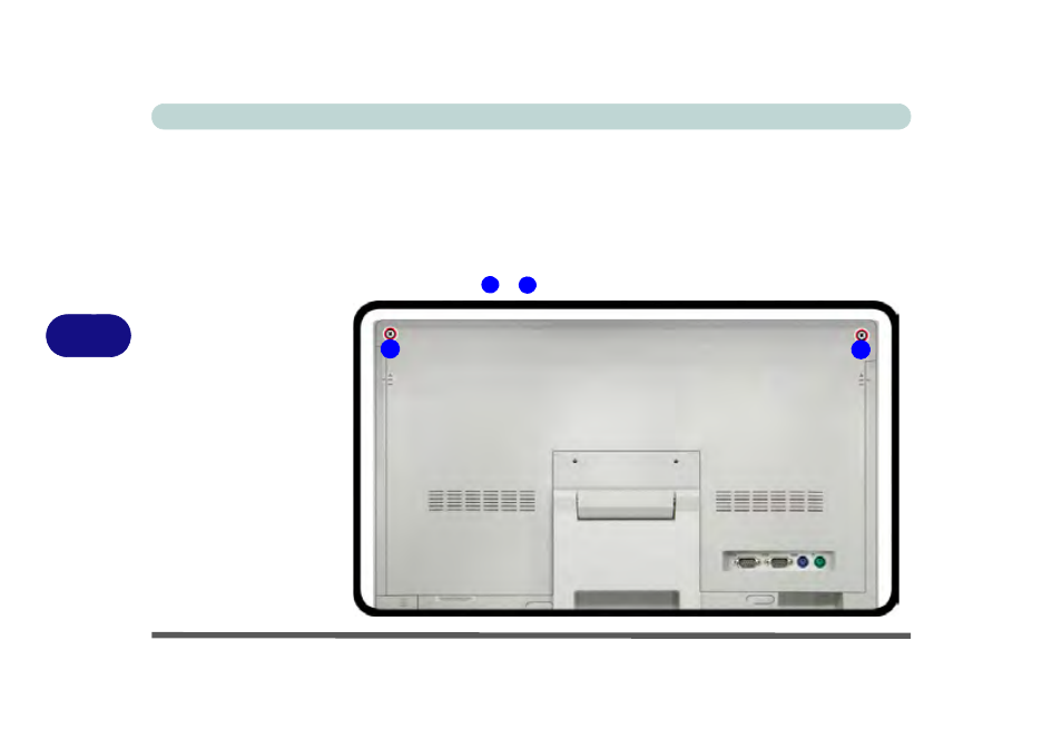 Removing the rear component cover, Removing the rear component cover -6 | Eurocom Uno 3 User Manual | Page 106 / 212