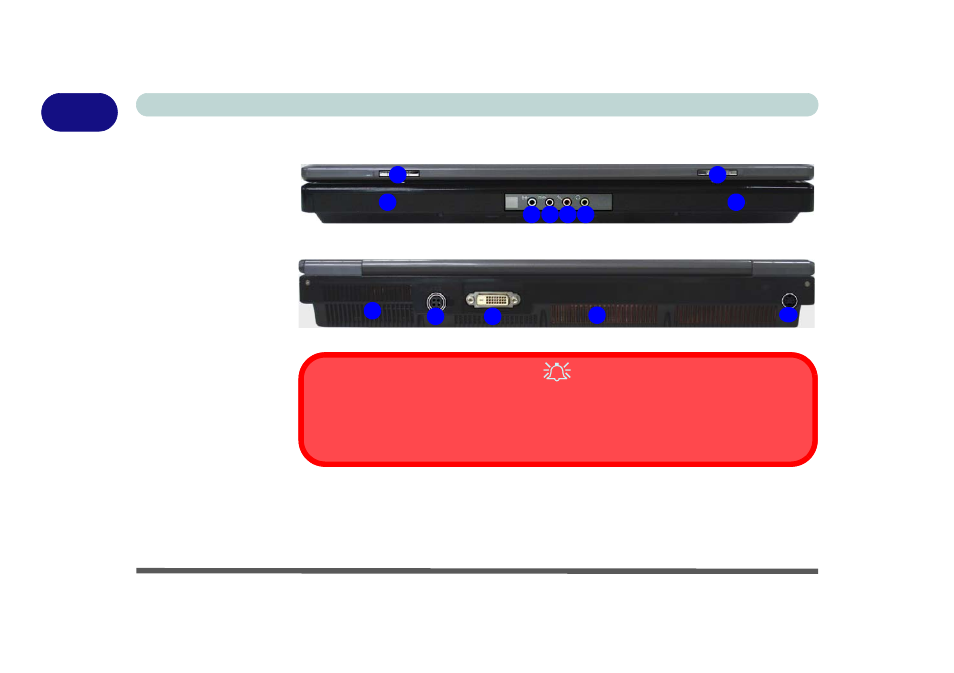 System map: front & rear views, System map: front & rear views -10 | Eurocom D90xC PHANTOM-X User Manual | Page 30 / 224