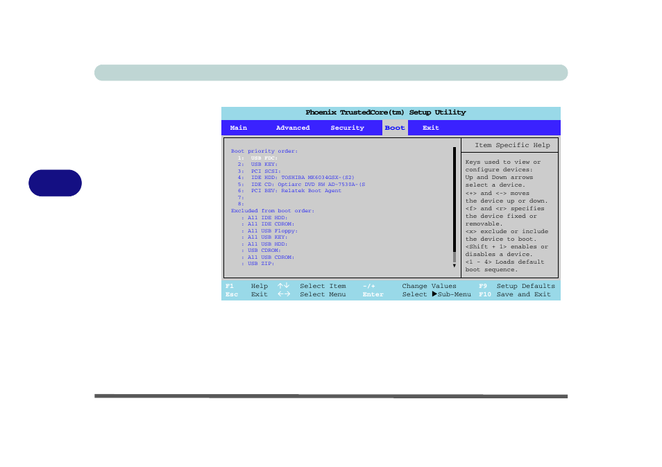 Boot menu, Boot menu -12, Bios utilities 5 - 12 boot menu | Figure 5 - 5 | Eurocom D90xC PHANTOM-X User Manual | Page 86 / 224