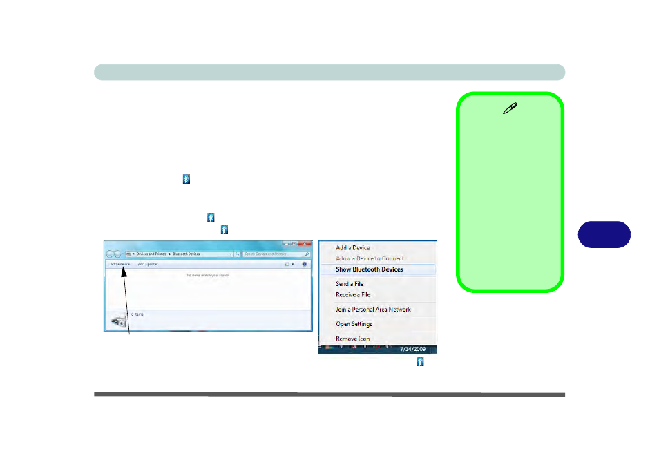 Bluetooth configuration in windows 7, Bluetooth configuration in windows 7 -55, Bluetooth configura | Blue | Eurocom Panther 3.0 User Manual | Page 191 / 284