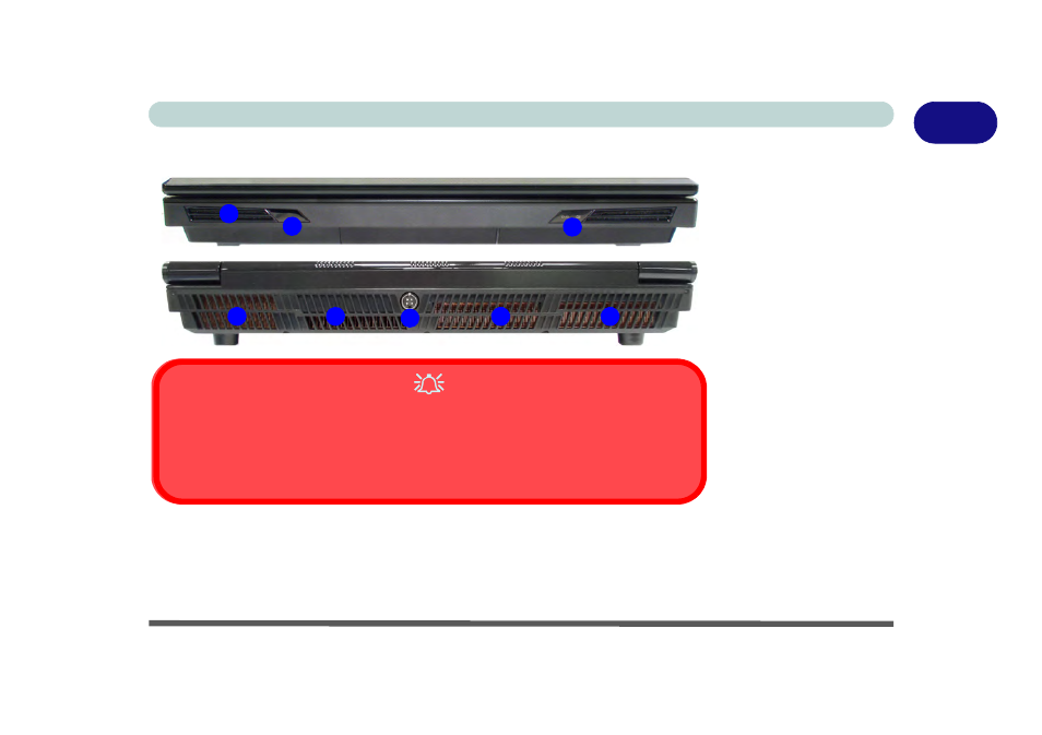 System map: front & rear views, System map: front & rear views -11 | Eurocom Panther 3.0 User Manual | Page 35 / 284