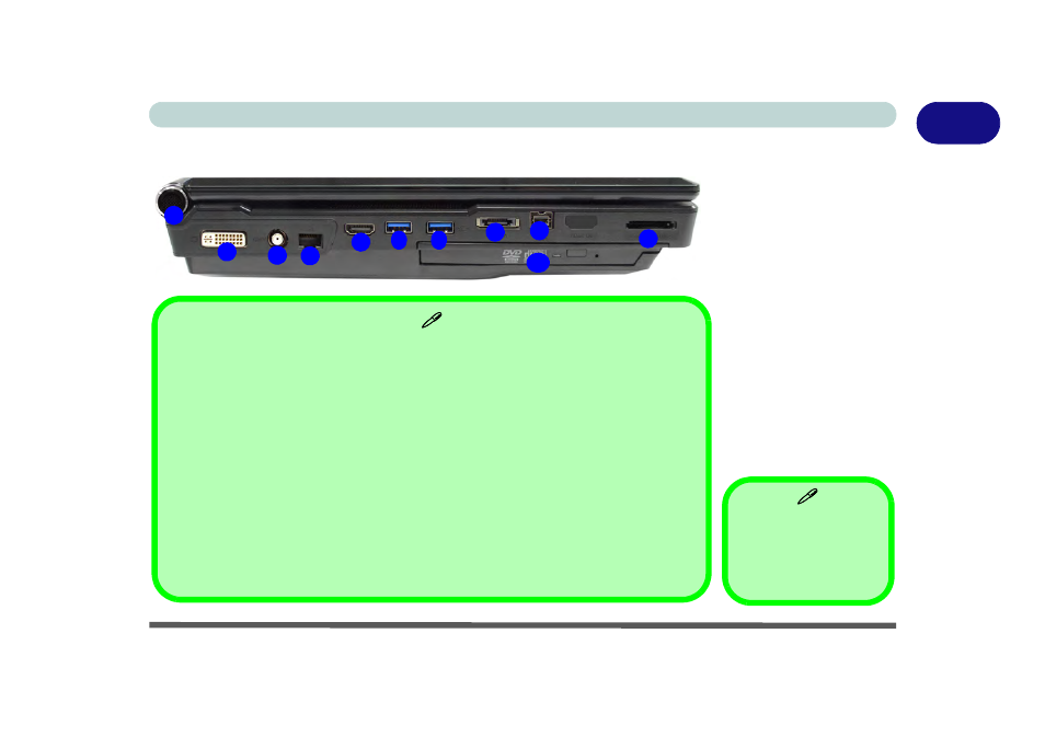 System map: left view, System map: left view -13 | Eurocom Panther 3.0 User Manual | Page 37 / 284