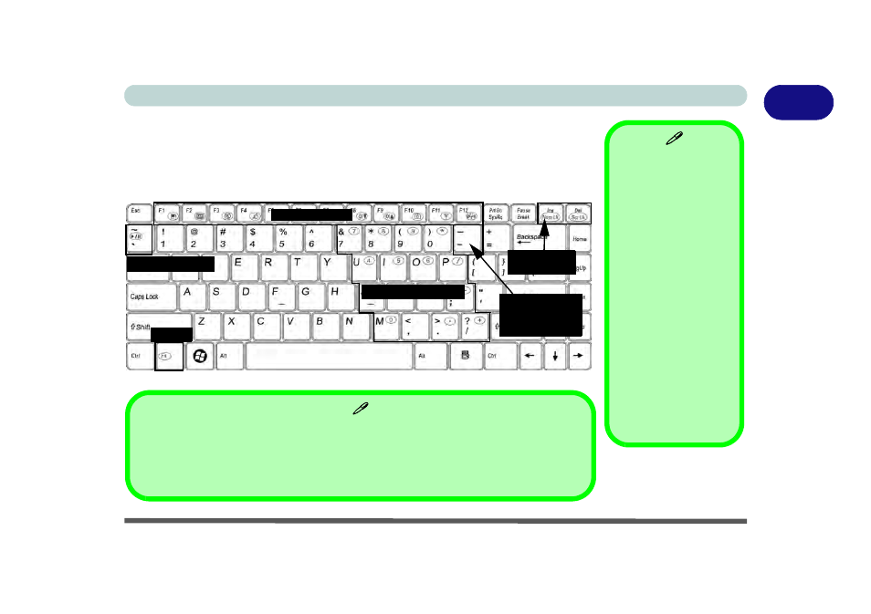 Keyboard, Keyboard -11 | Eurocom B7110 FOX User Manual | Page 33 / 198