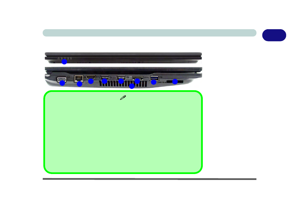 System map: front & left views, System map: front & left views -13 | Eurocom B7110 FOX User Manual | Page 35 / 198