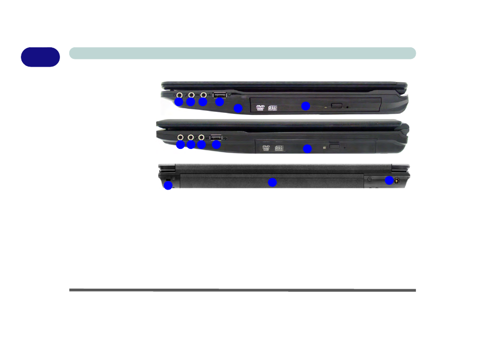 System map: right & rear views, System map: right & rear views -14 | Eurocom B7110 FOX User Manual | Page 36 / 198
