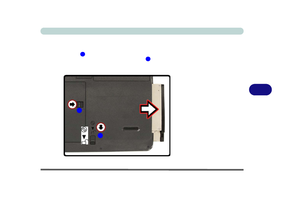 Upgrading the optical (cd/dvd) device, Upgrading the optical (cd/dvd) device -7 | Eurocom M560A DIVINE User Manual | Page 103 / 158