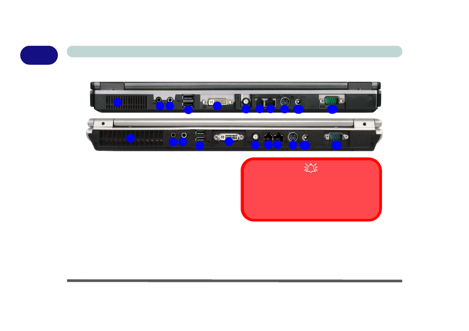 System map: rear view, System map: rear view -14 | Eurocom M560A DIVINE User Manual | Page 34 / 158