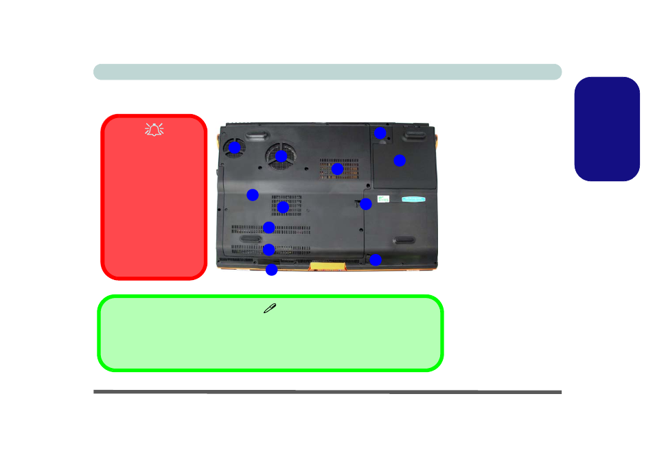 System map: bottom view, English | Eurocom M57RU DIVINE-X User Manual | Page 21 / 206