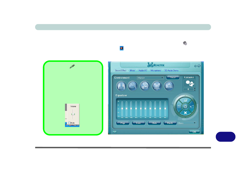 Audio features | Eurocom M660N MILANO User Manual | Page 163 / 200