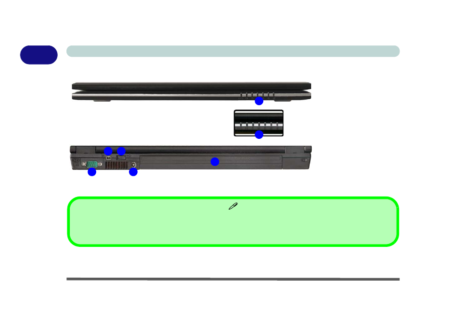 System map: front & rear views, System map: front & rear views -12 | Eurocom M660N MILANO User Manual | Page 32 / 200