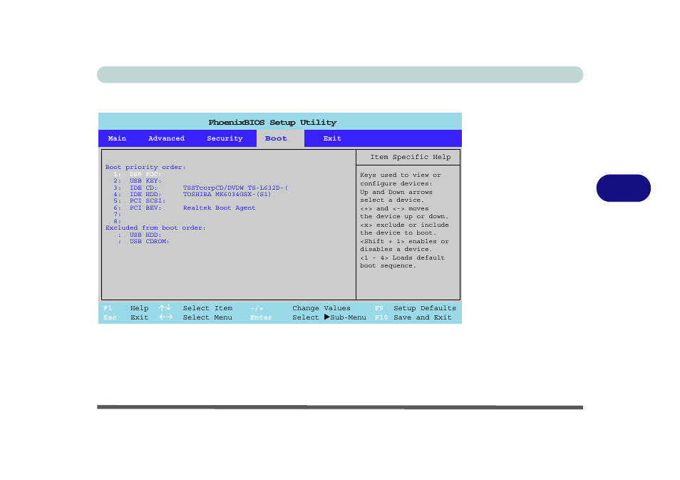 Boot menu, Boot menu -11, Bios utilities boot menu 5 - 11 | Figure 5 - 5 | Eurocom M660N MILANO User Manual | Page 91 / 200
