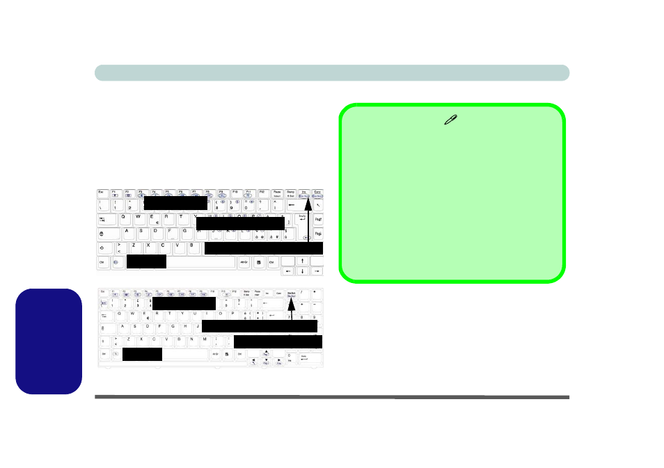 Tastiera, Italiano | Eurocom M660SRU Milano-X User Manual | Page 194 / 226