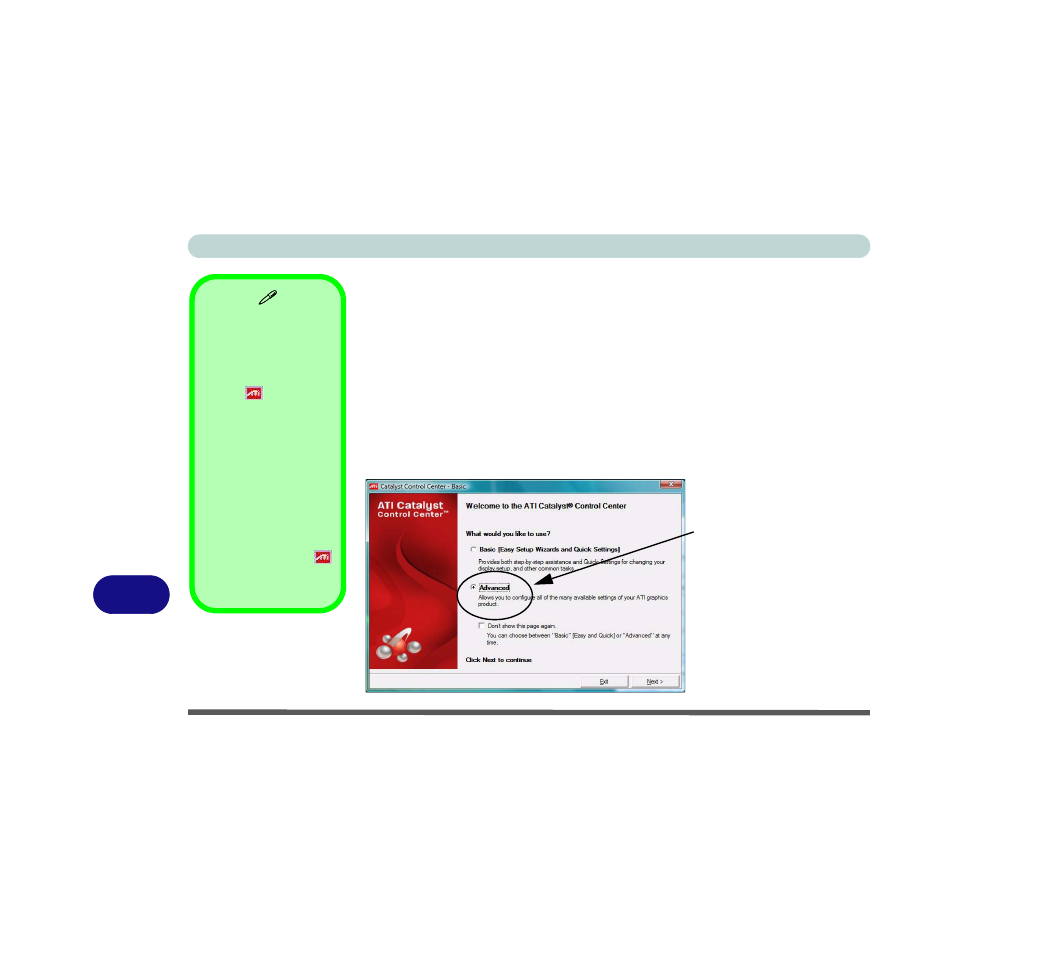 Ati catalyst® control center | Eurocom M7X1CUH LYNX User Manual | Page 182 / 266