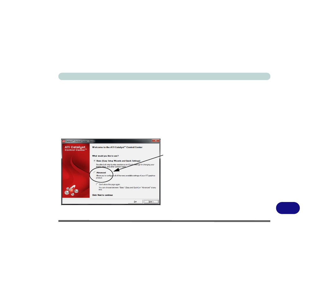 Ati catalyst® control center | Eurocom M7X1CUH LYNX User Manual | Page 211 / 266