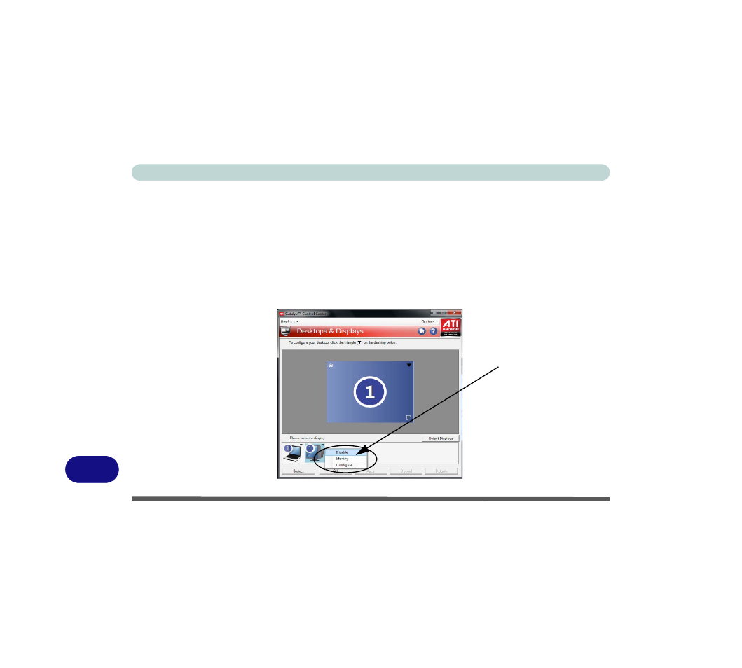 Switching display modes | Eurocom M7X1CUH LYNX User Manual | Page 216 / 266