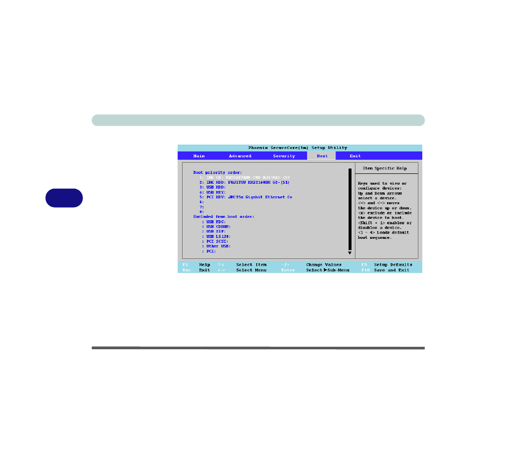 Boot menu, Boot menu -12 | Eurocom M7X1CUH LYNX User Manual | Page 94 / 266
