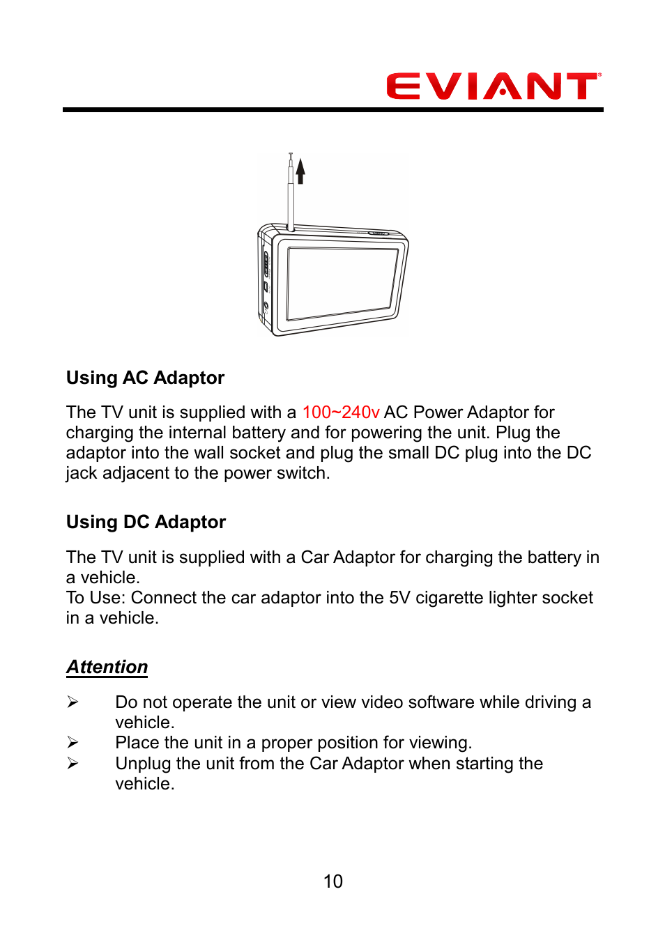 Eviant M4 Series User Manual | Page 11 / 18