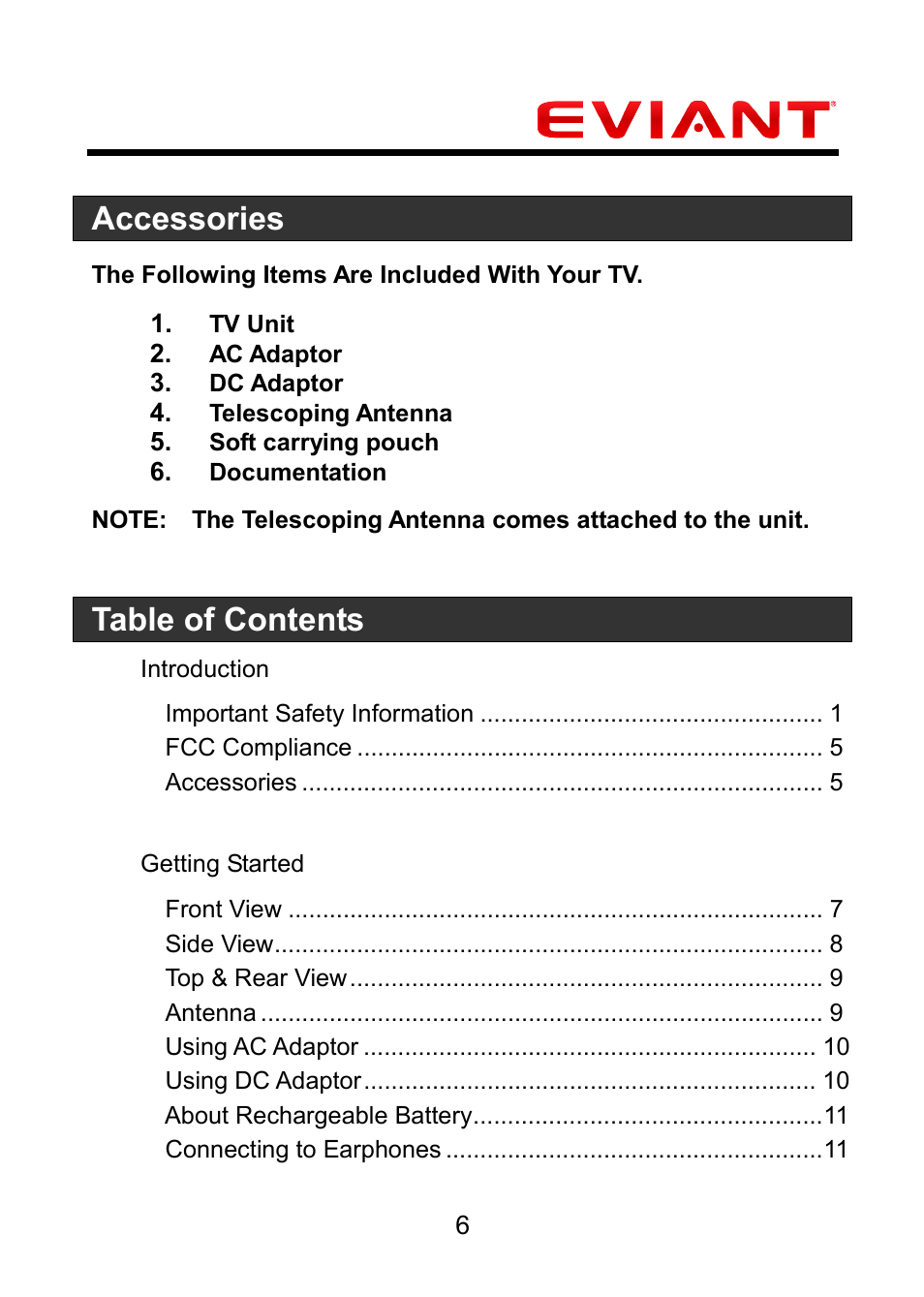 Eviant M4 Series User Manual | Page 7 / 18