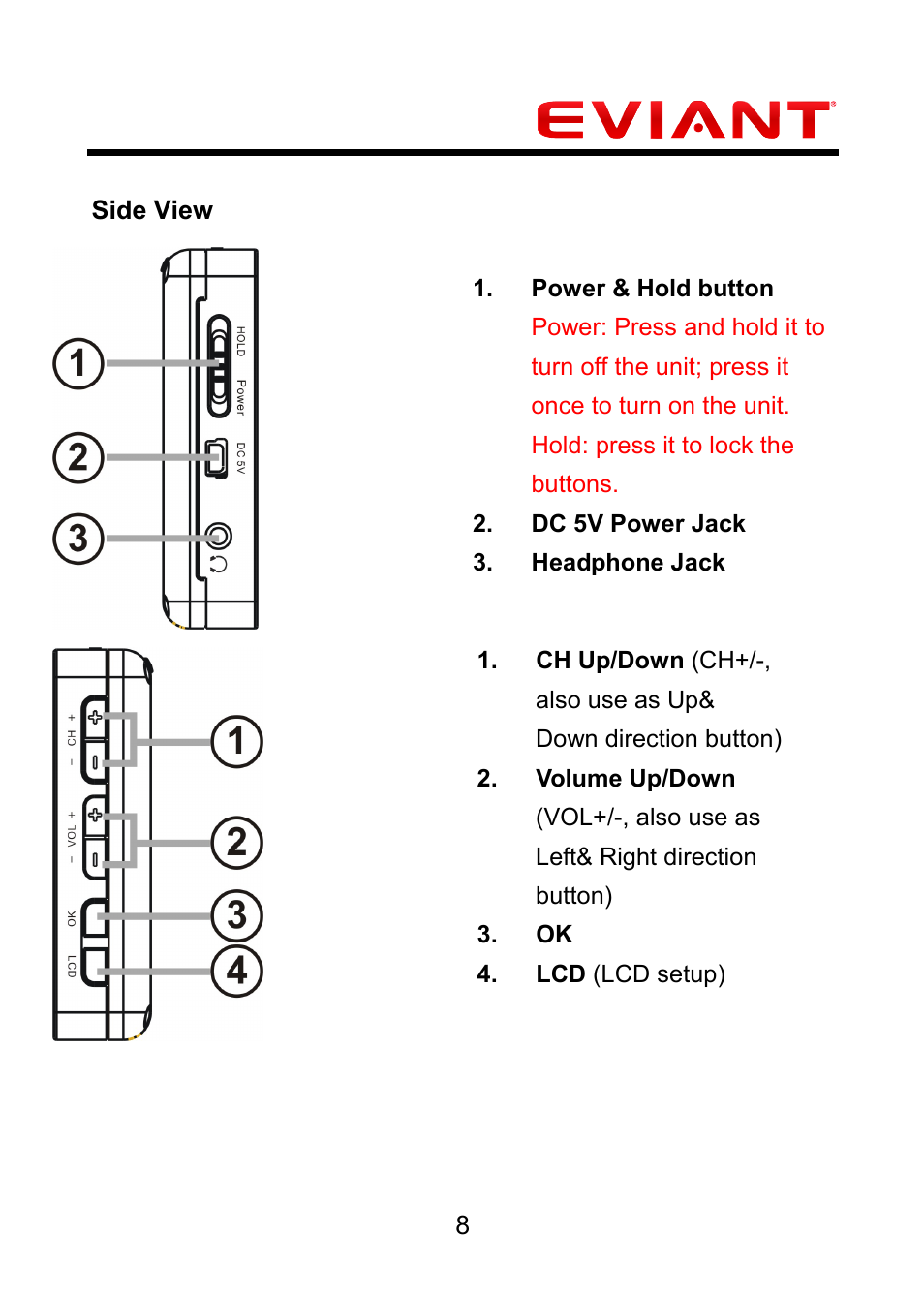 Eviant M4 Series User Manual | Page 9 / 18