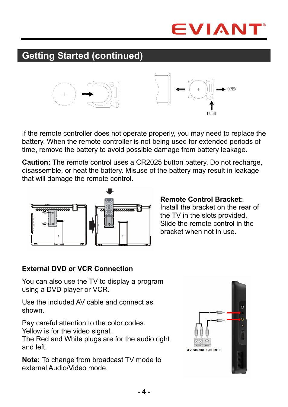 Getting started (continued) | Eviant T10 Series User Manual | Page 9 / 18