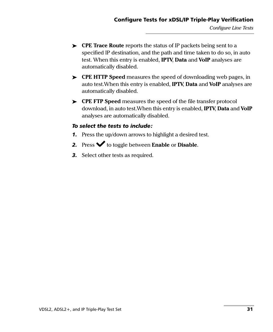 EXFO VDSL2 User Manual | Page 37 / 124