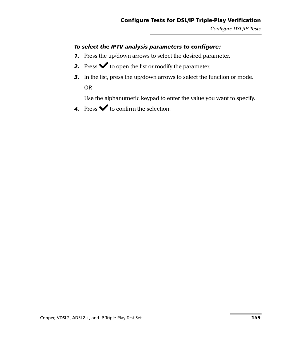 EXFO VDSL2 User Manual | Page 167 / 267