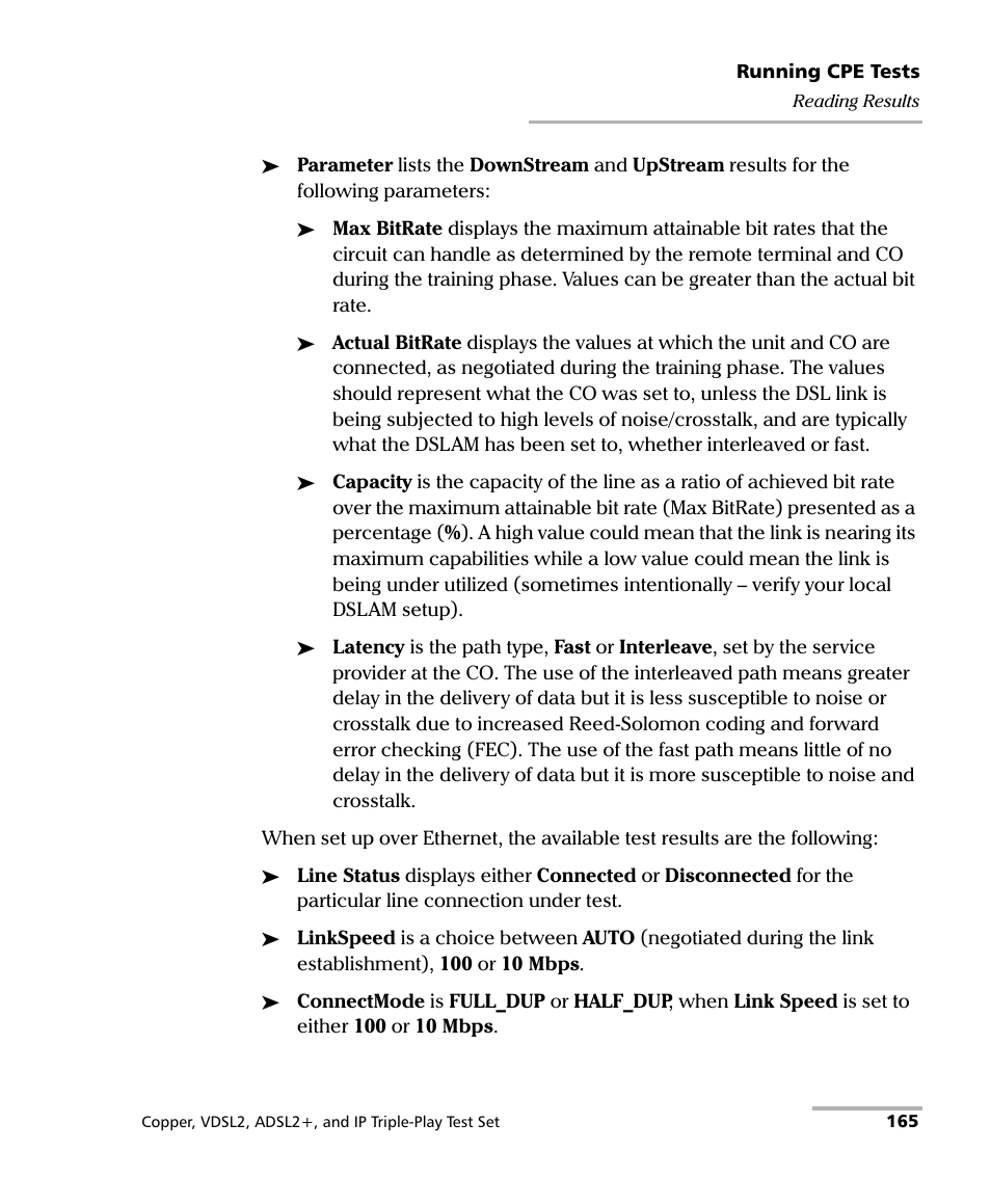 EXFO VDSL2 User Manual | Page 173 / 267